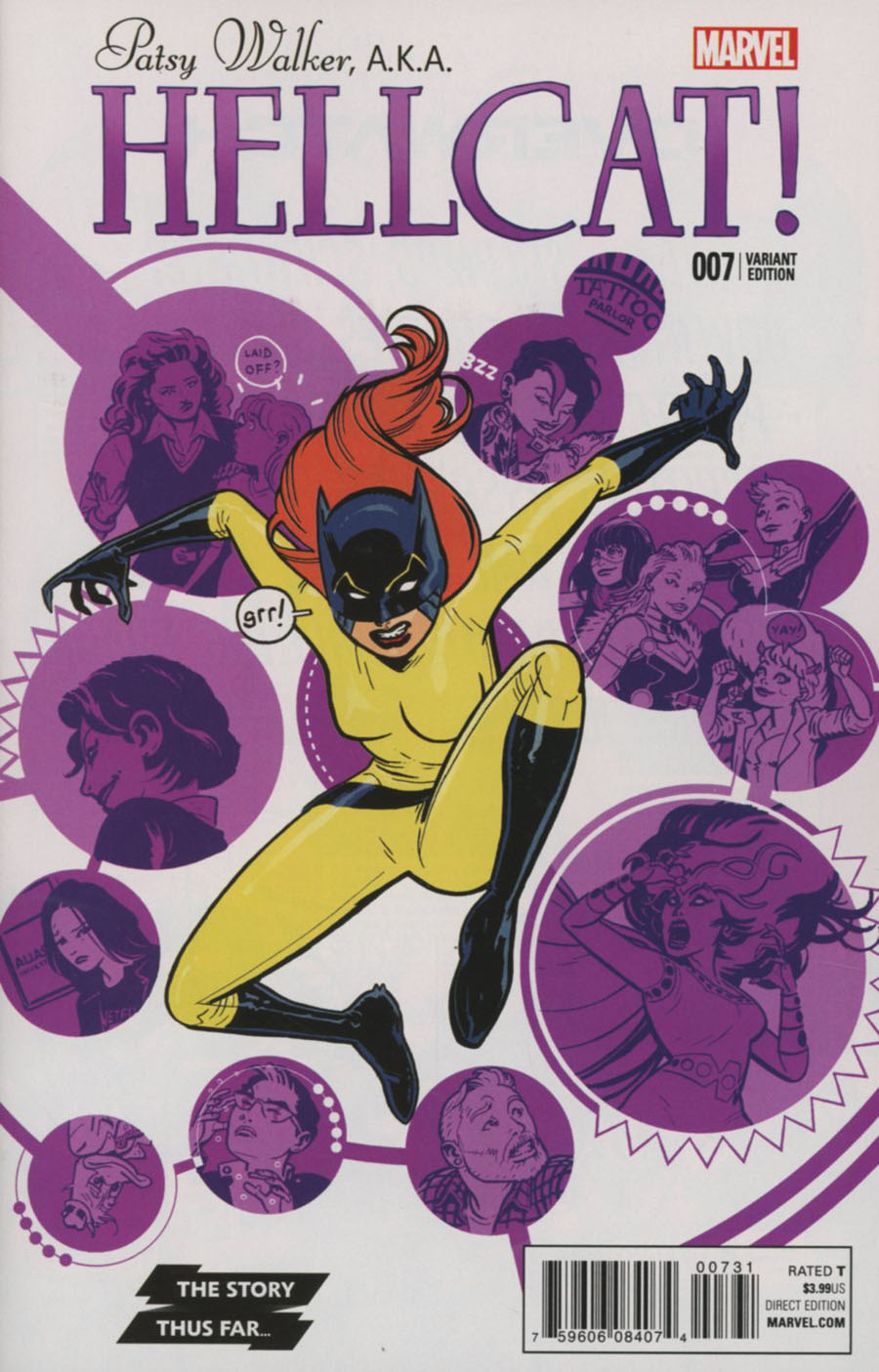 Patsy Walker AKA Hellcat #7 Cover B Variant Wes Craig Story Thus Far Cover