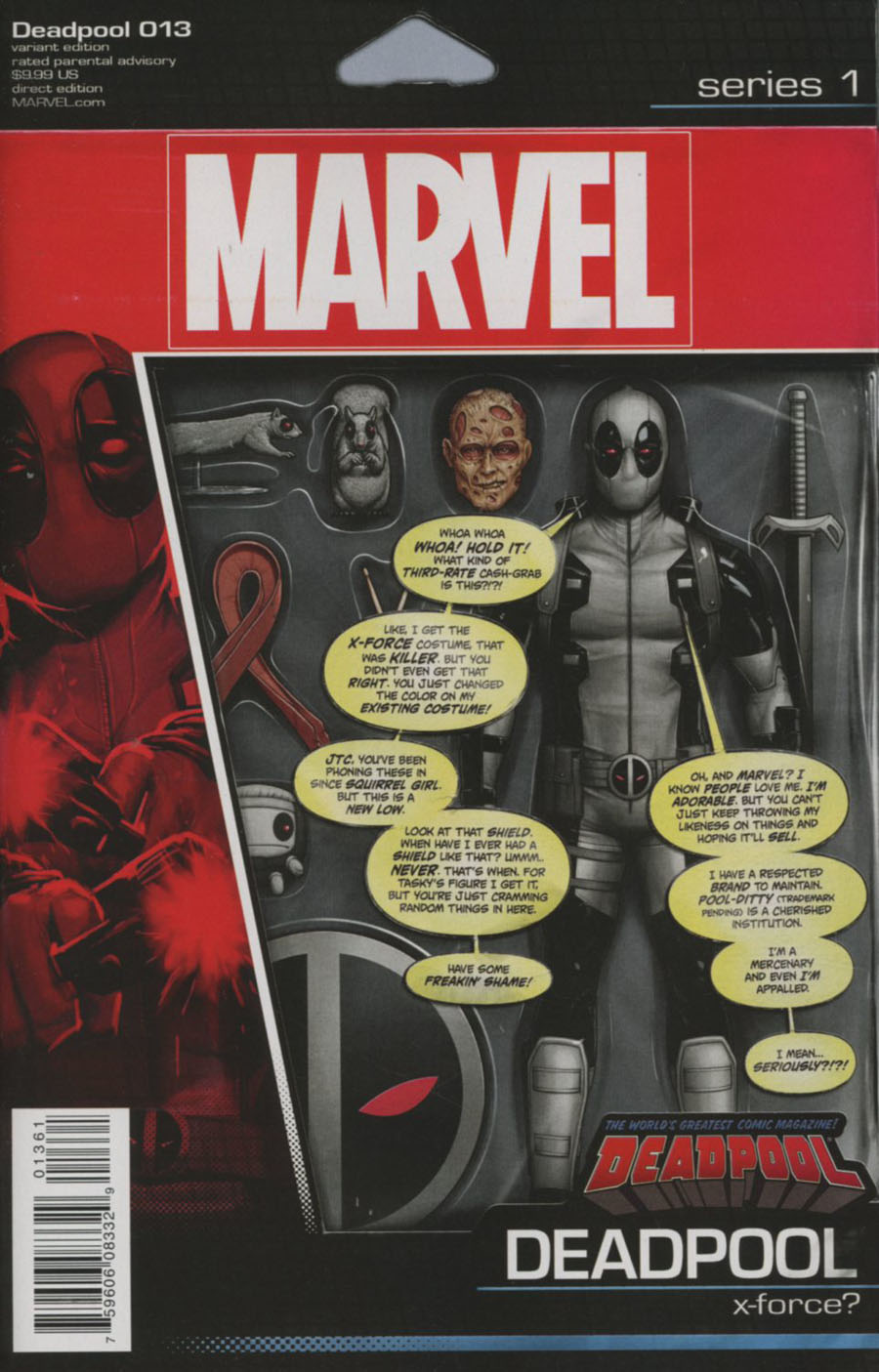 Deadpool Vol 5 #13 Cover E Variant John Tyler Christopher Action Figure Cover