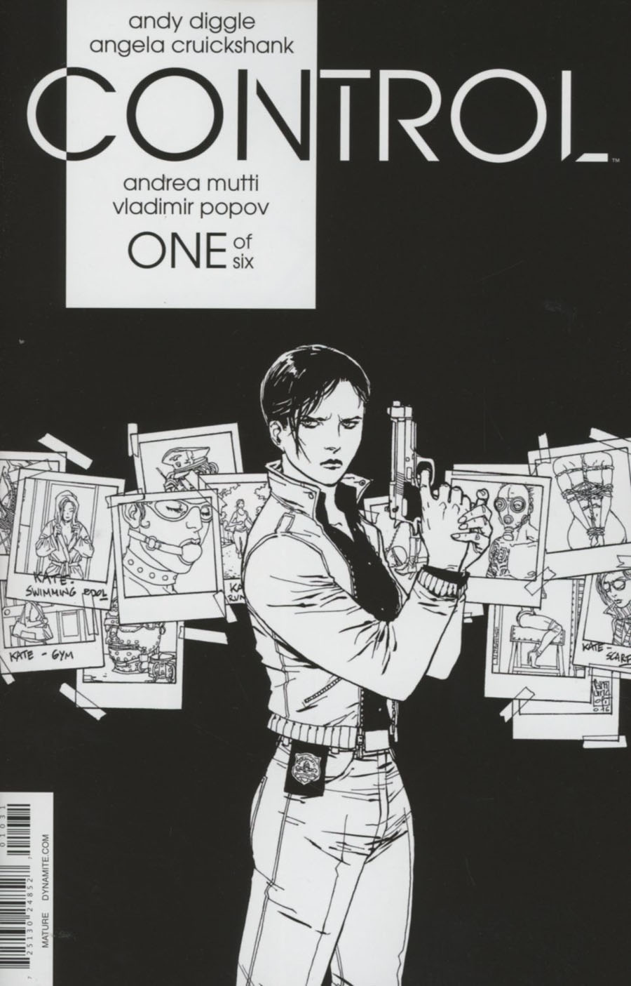 Control #1 Cover C Incentive Giuseppe Camuncoli Black & White Cover