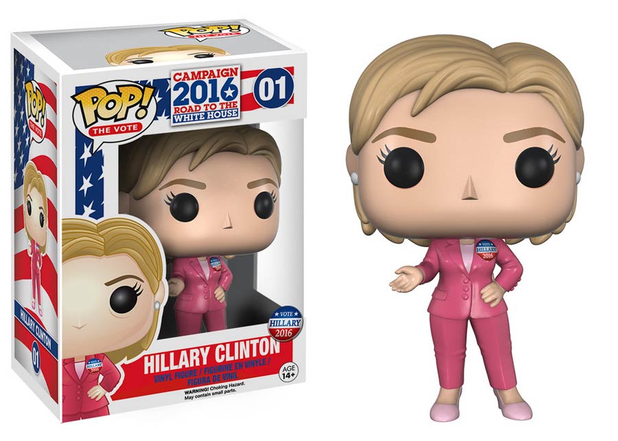 POP The Vote 01 Campaign 2016 Hillary Clinton Vinyl Figure