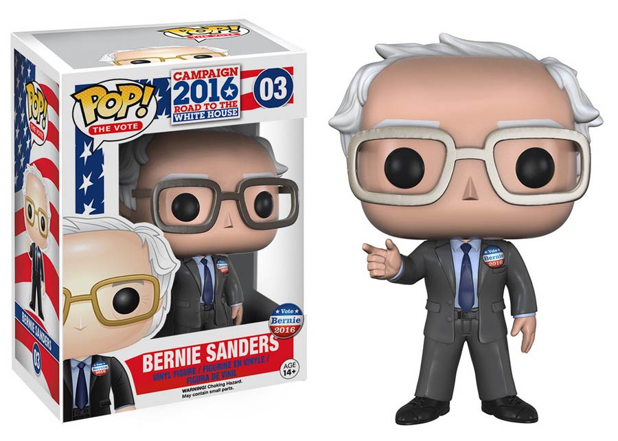 POP The Vote 03 Campaign 2016 Bernie Sanders Vinyl Figure