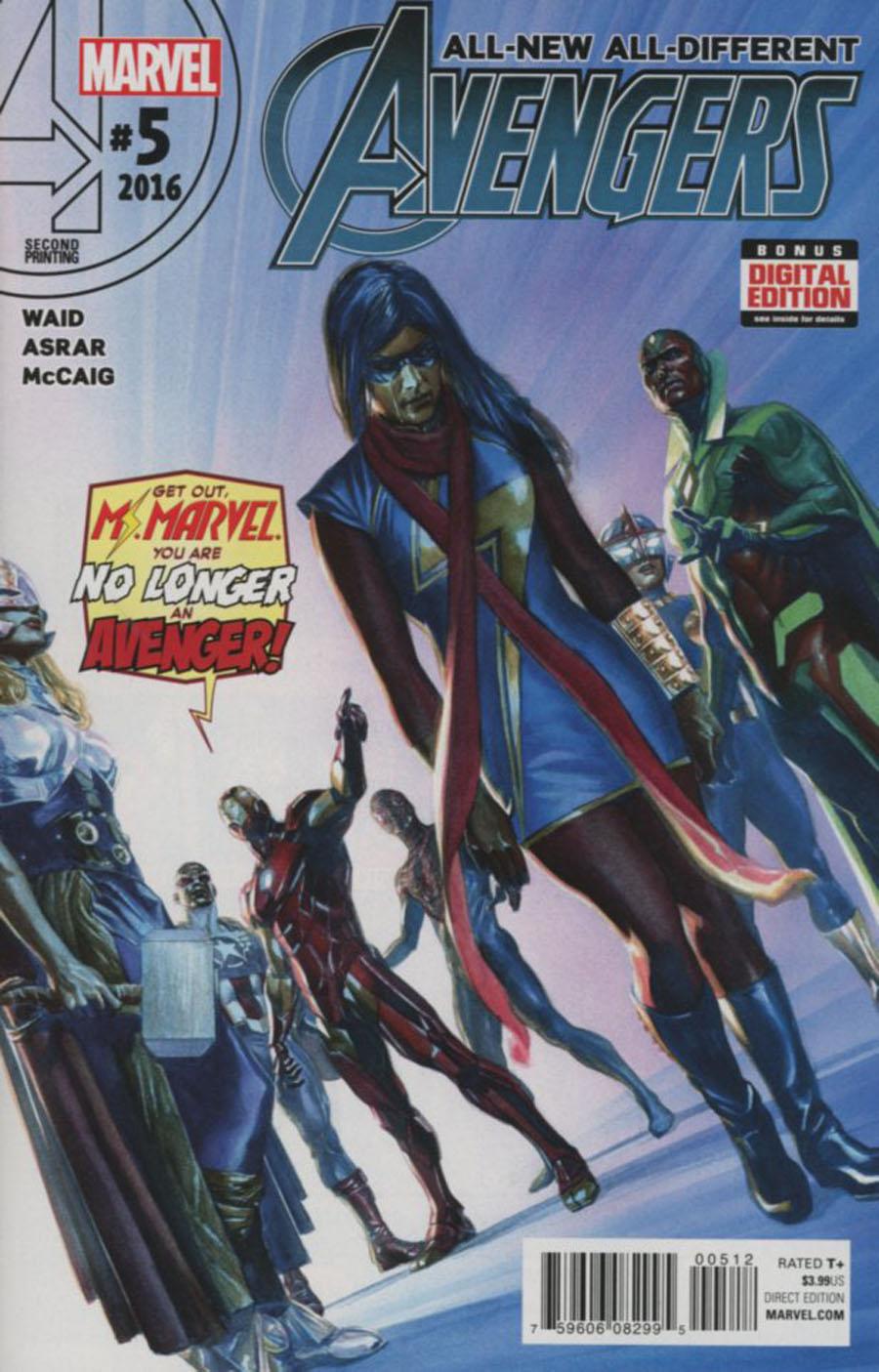 All-New All-Different Avengers #5 Cover C 2nd Ptg Alex Ross Variant Cover