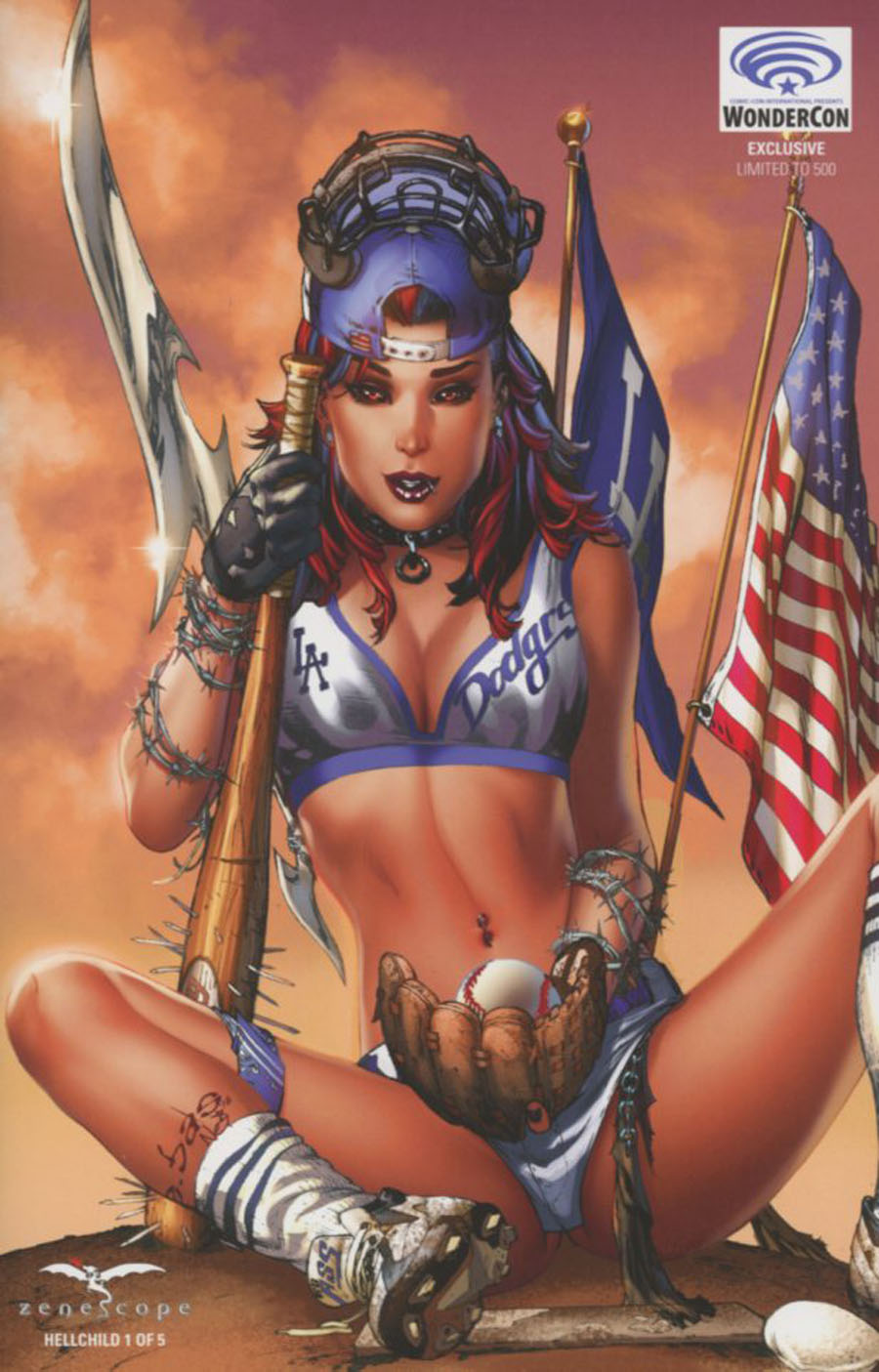 Grimm Fairy Tales Presents Hellchild #1 Cover E WonderCon Exclusive E-Bas Variant Cover