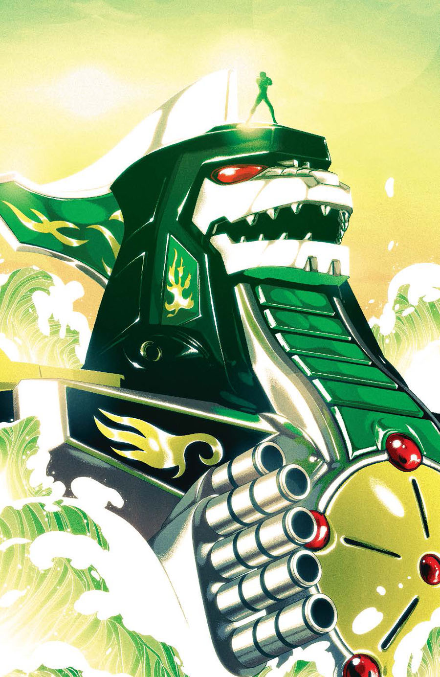 Mighty Morphin Power Rangers (BOOM Studios) #2 Cover D Incentive Goni Montes Zord Virgin Variant Cover