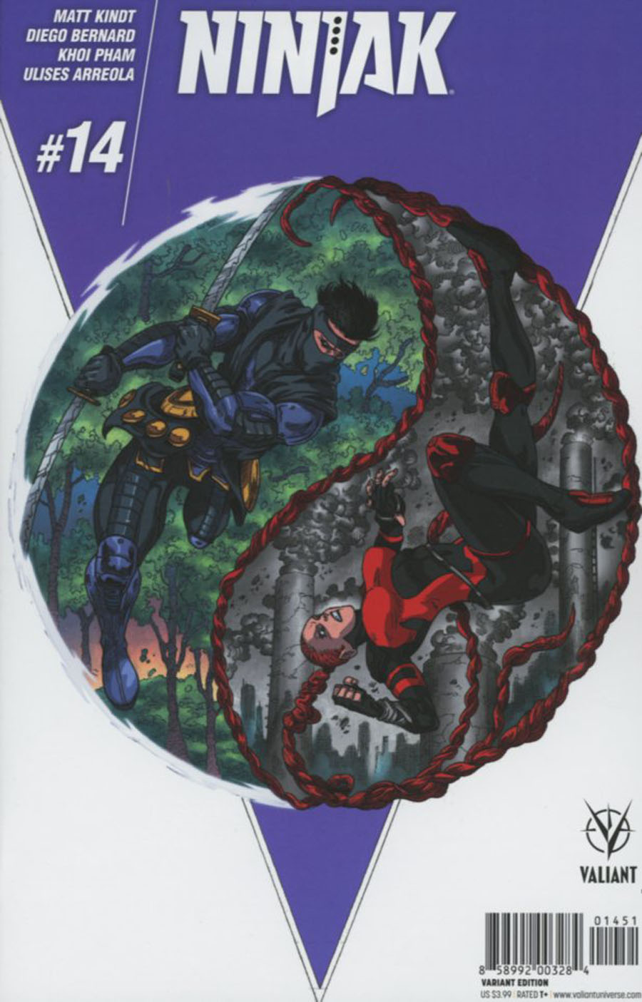 Ninjak Vol 3 #14 Cover E Incentive Andres Guinaldo Variant Cover