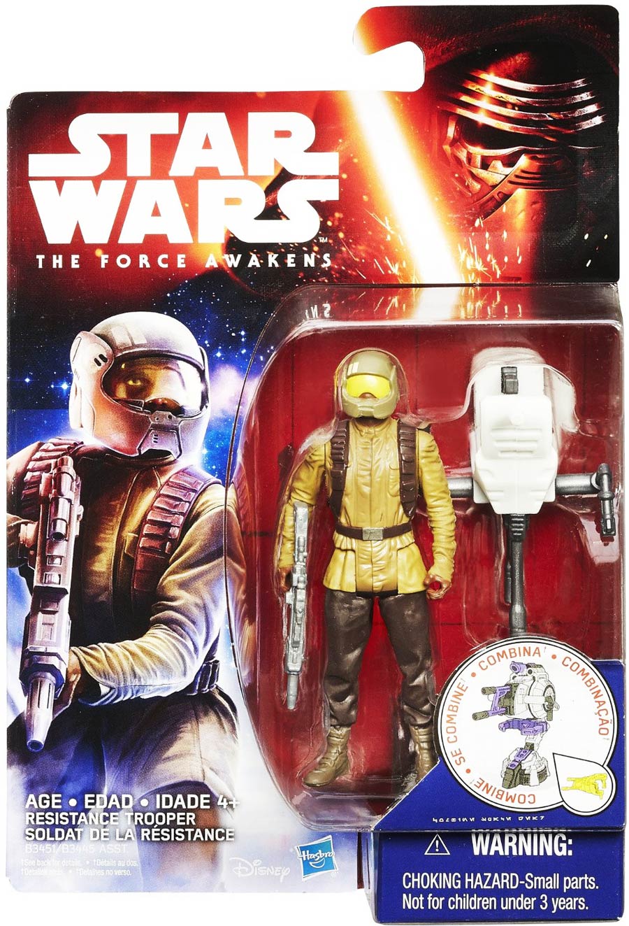 Star Wars Episode VII The Force Awakens Jungle Space Action Figure Assortment 201601 - Resistance Trooper
