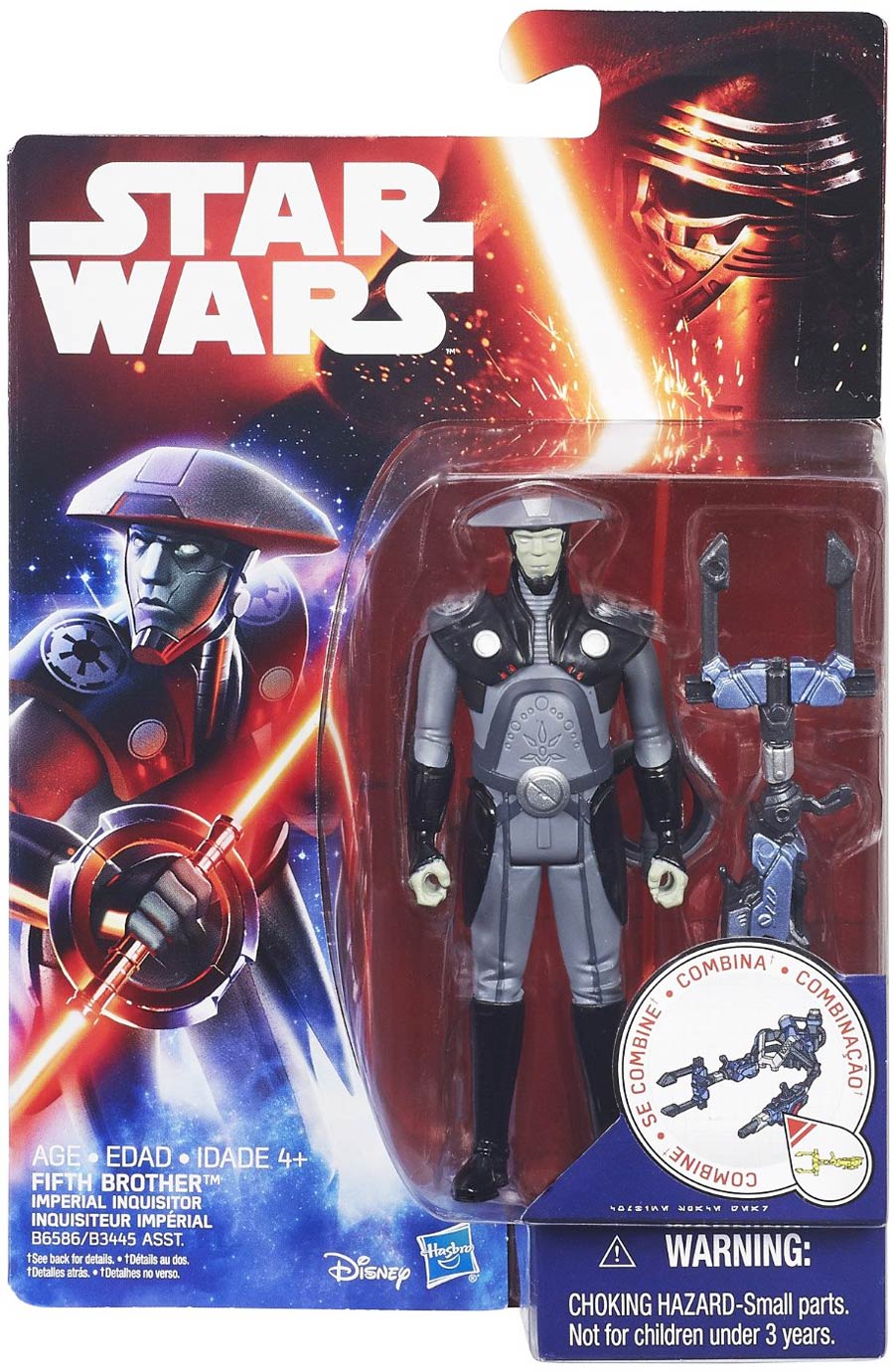 Star Wars Episode VII The Force Awakens Jungle Space Action Figure Assortment 201602 - Rebels 5th Brother Inquisitor