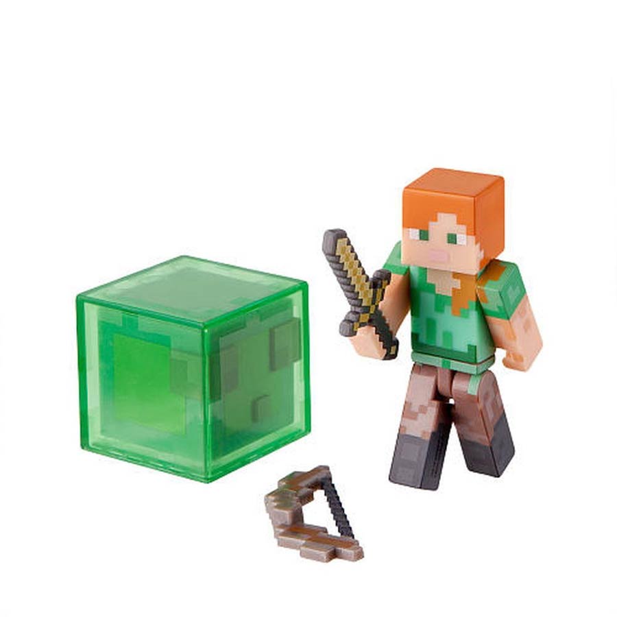 Minecraft 3-Inch Action Figure - Alex With Accessory