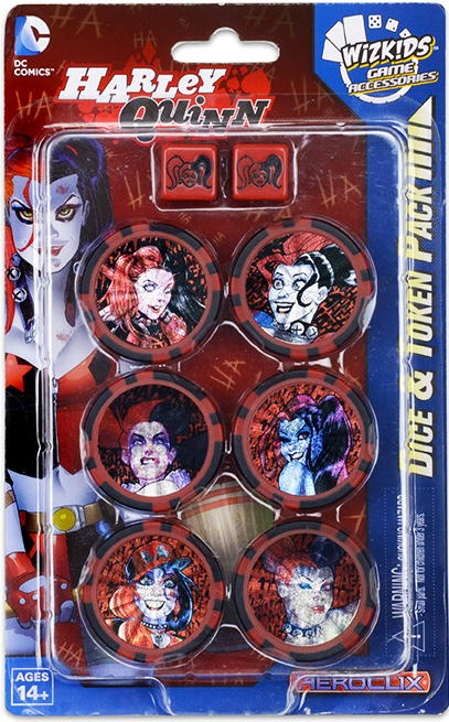 DC HeroClix Harley Quinn Dice And Token Pack