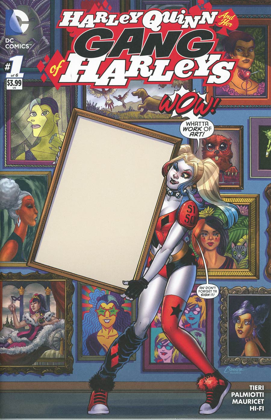 Harley Quinn And Her Gang Of Harleys #1 Cover B Variant Amanda Conner Cover