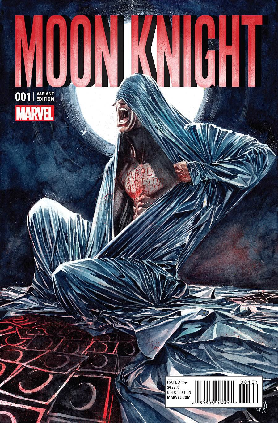 Moon Knight Vol 8 #1 Cover D Incentive Marco Rudy Variant Cover