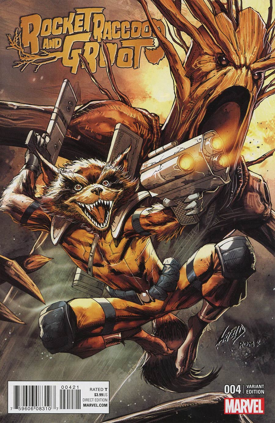 Rocket Raccoon And Groot #4 Cover C Incentive Classic Variant Cover