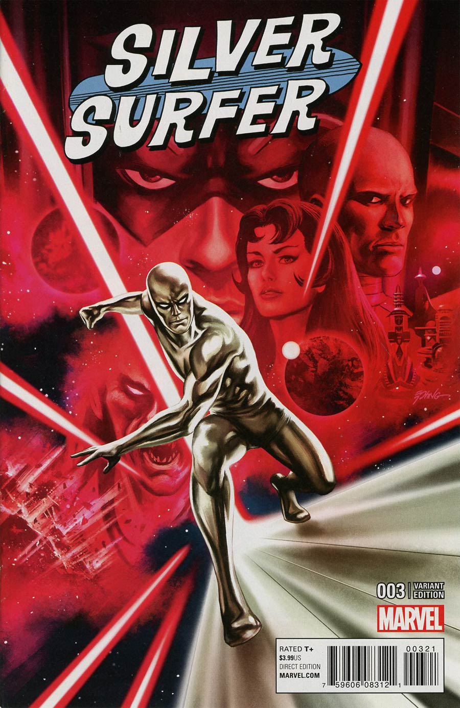 Silver Surfer Vol 7 #3 Cover B Incentive Steve Epting Variant Cover