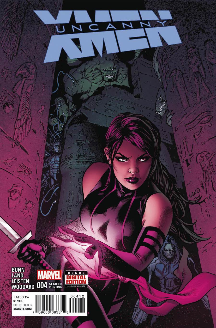 Uncanny X-Men Vol 4 #4 Cover B 2nd Ptg Greg Land Variant Cover