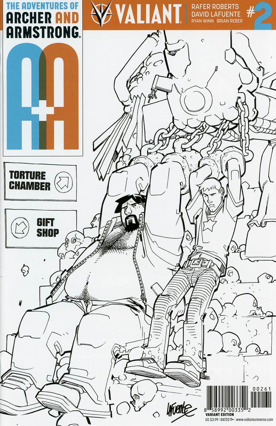 A&A #2 Cover F Incentive David LaFuente Sketch Cover