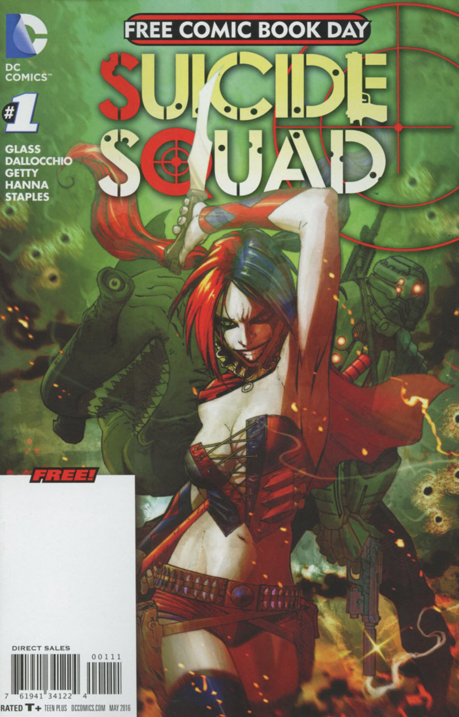 Suicide Squad Vol 3 #1 Cover C FCBD 2016 Regular Edition