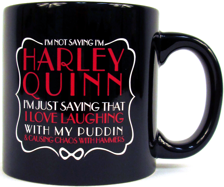 DC Comics 20-ounce Ceramic Mug - Harley Quinn Not Saying