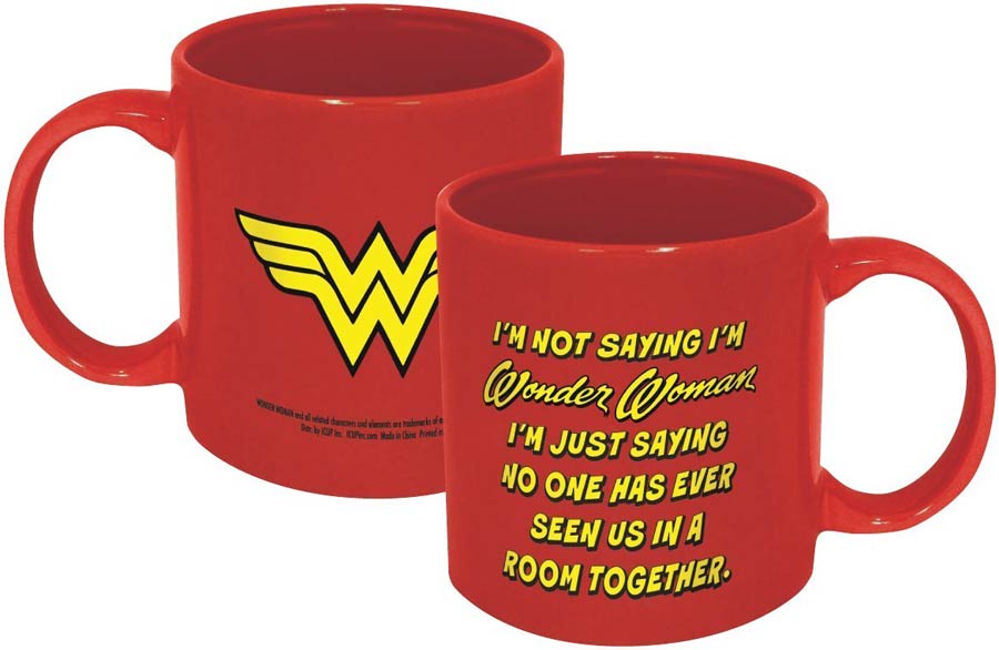 DC Comics 20-ounce Ceramic Mug - Wonder Woman Not Saying