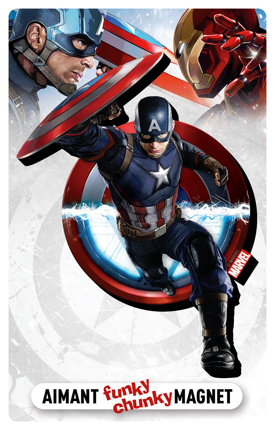Marvel Comics Funky Chunky Magnet - Civil War Captain America