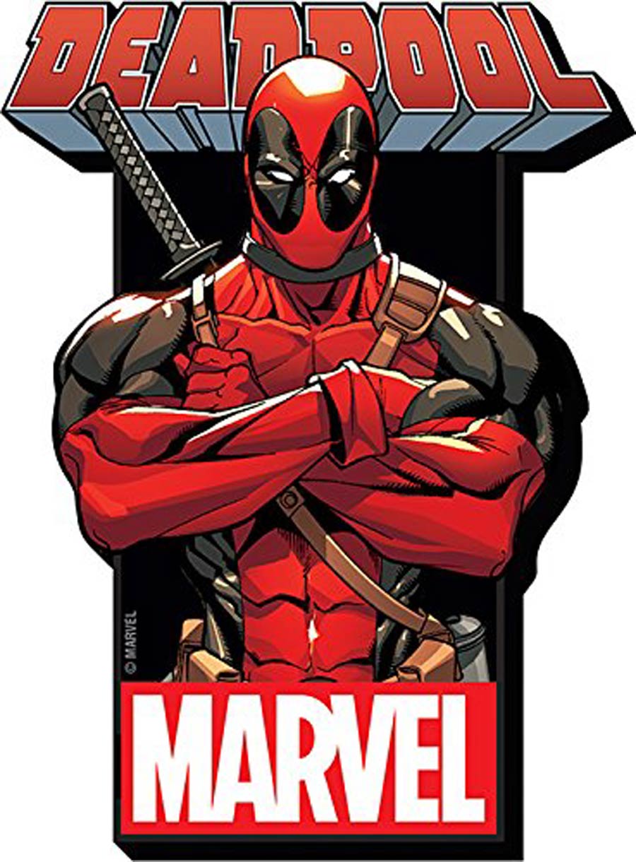 Marvel Comics Funky Chunky Magnet - Deadpool With Logo
