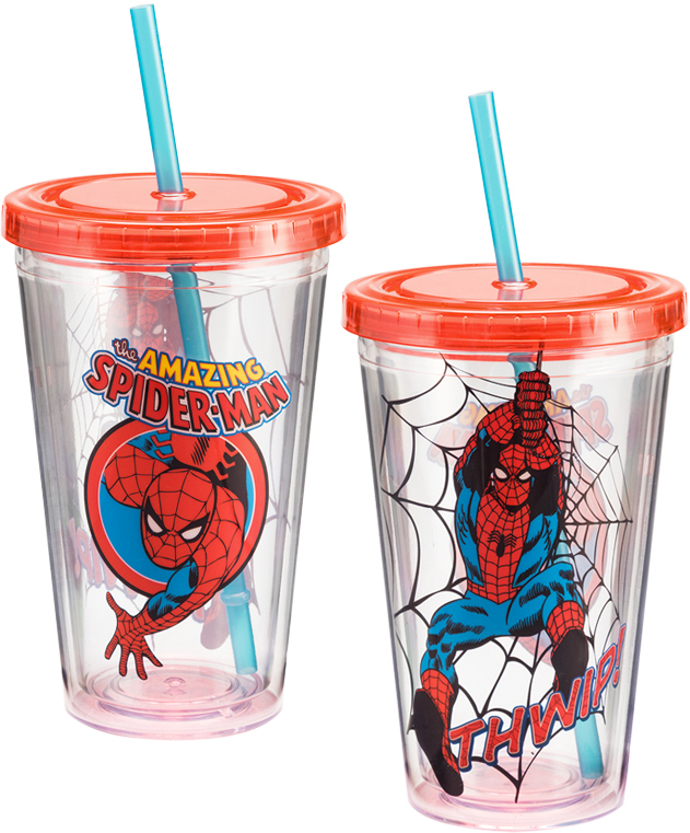 Marvel Comics 18-ounce Acrylic Travel Cup - Spider-Man