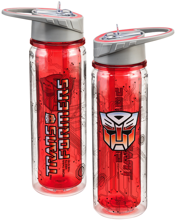 Transformers 18-ounce Tritan Water Bottle - Logo