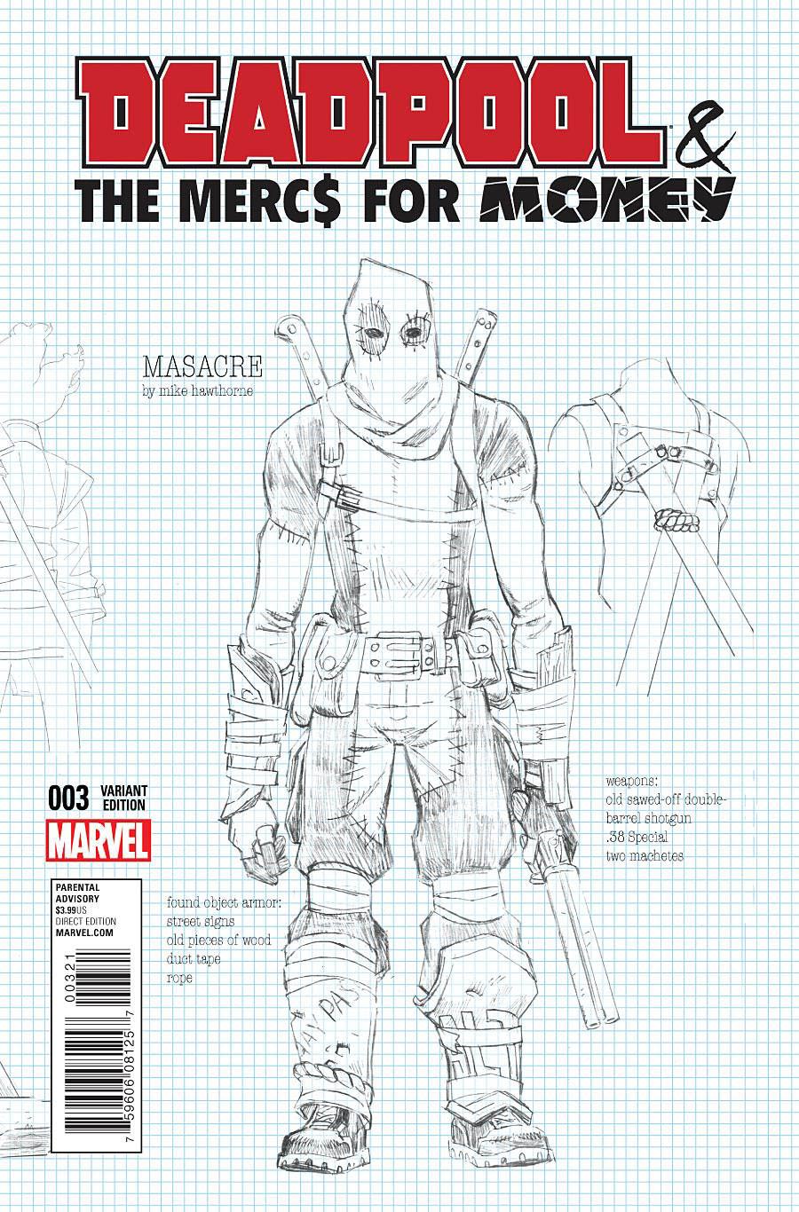 Deadpool And The Mercs For Money #3 Cover D Incentive Mike Hawthorne Design Variant Cover