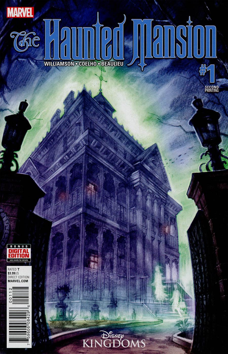 Disney Kingdoms Haunted Mansion #1 Cover E 2nd Ptg EM Gist Variant Cover