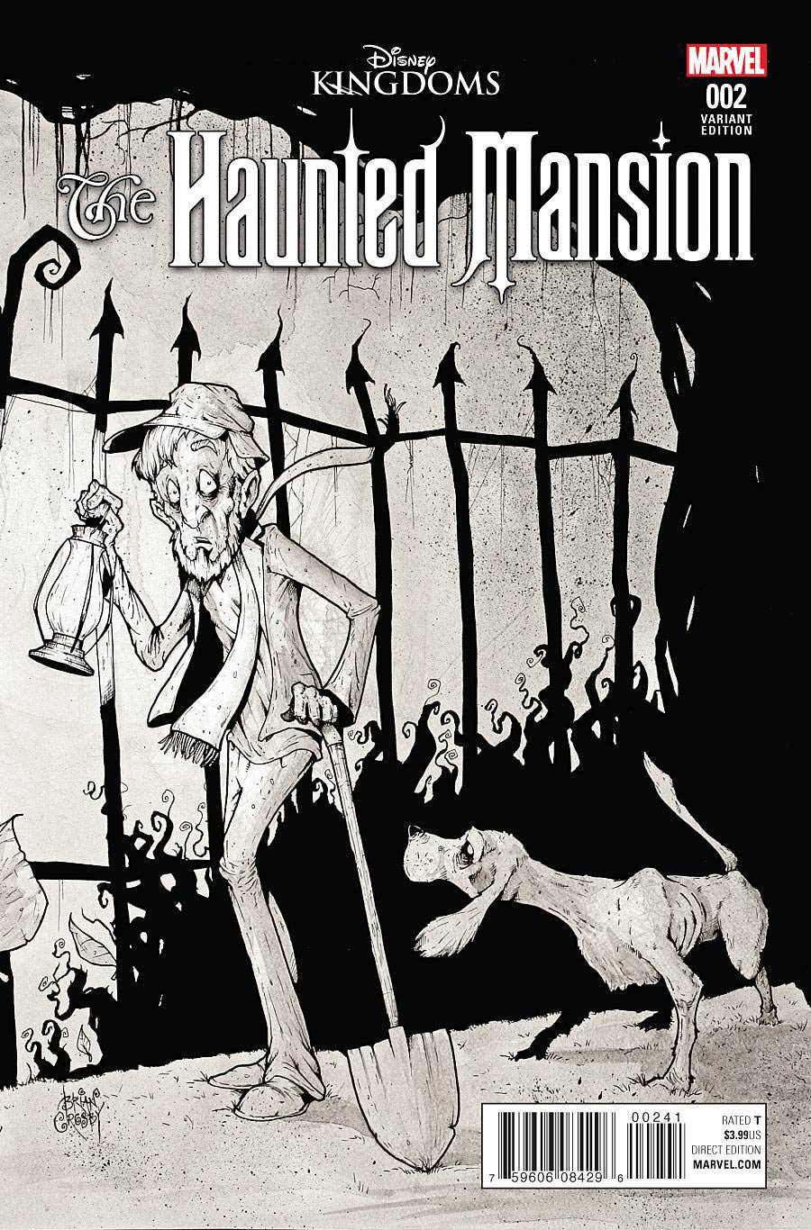 Disney Kingdoms Haunted Mansion #2 Cover C Incentive Brian Crosby Variant Cover