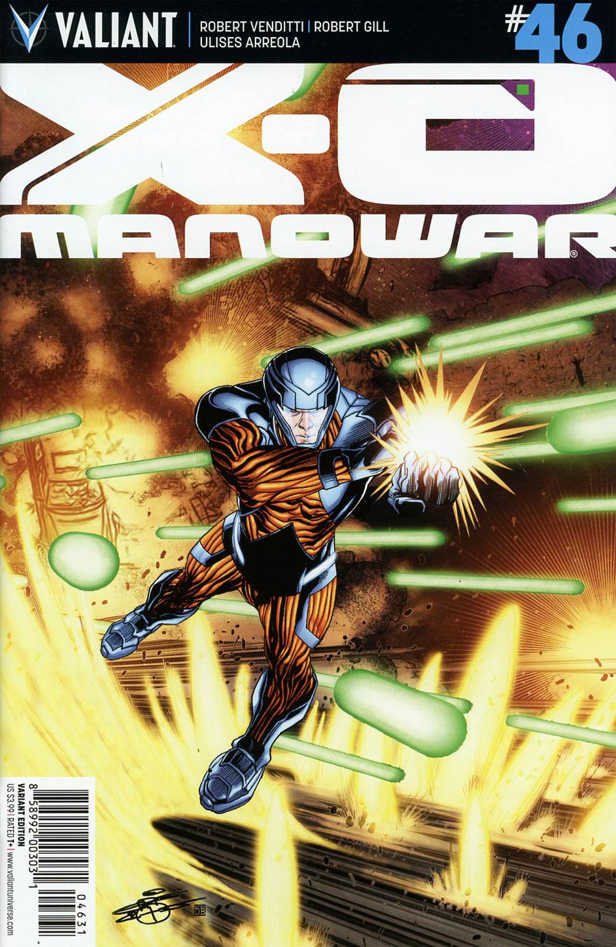 X-O Manowar Vol 3 #46 Cover C Incentive ChrisCross Variant Cover