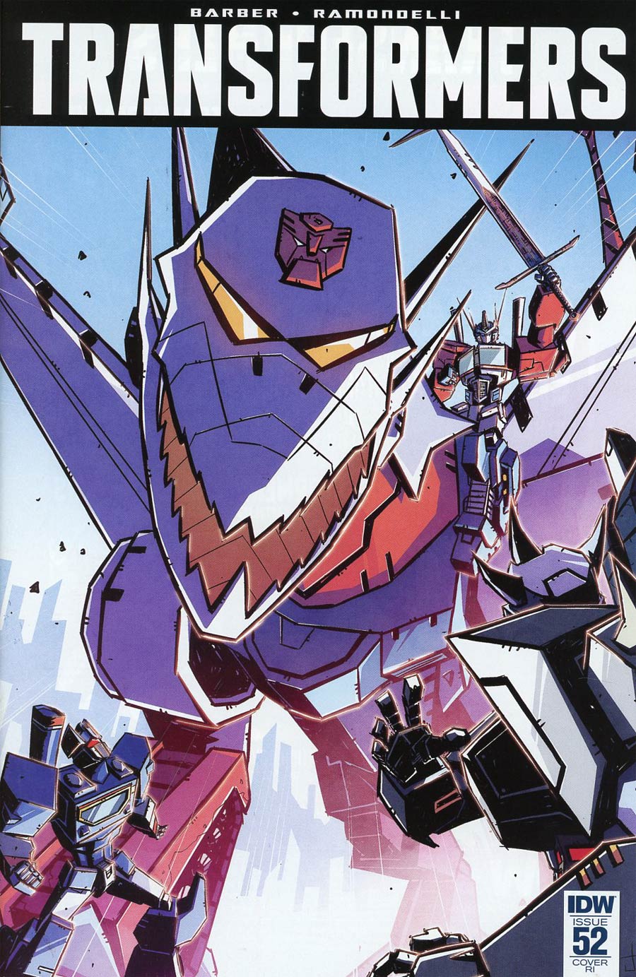 Transformers Vol 3 #52 Cover C Incentive Josh Burcham Variant Cover