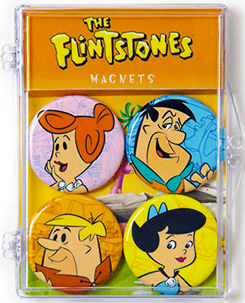 Hanna-Barbera 4-Piece Magnet Set - The Flintstones