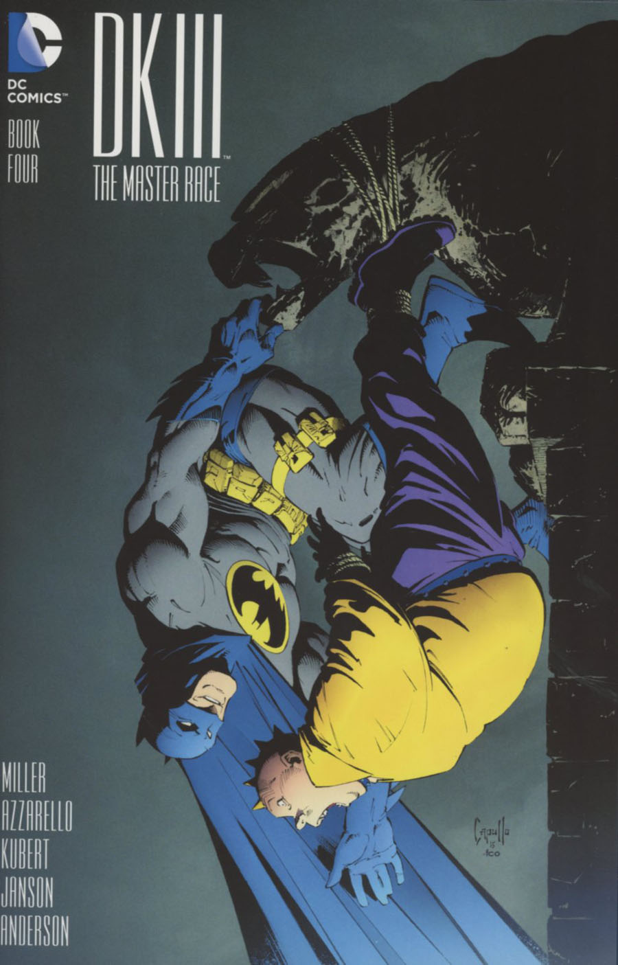 Dark Knight III The Master Race #4 Cover B Midtown Exclusive Greg Capullo Color Variant Cover