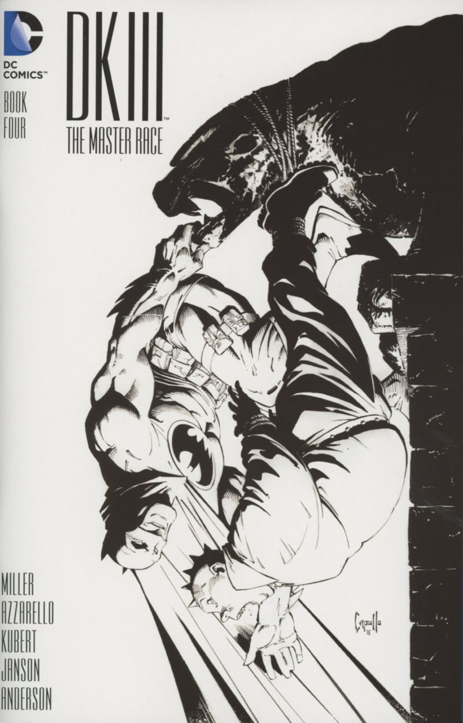 Dark Knight III The Master Race #4 Cover C Midtown Exclusive Greg Capullo Sketch Variant Cover