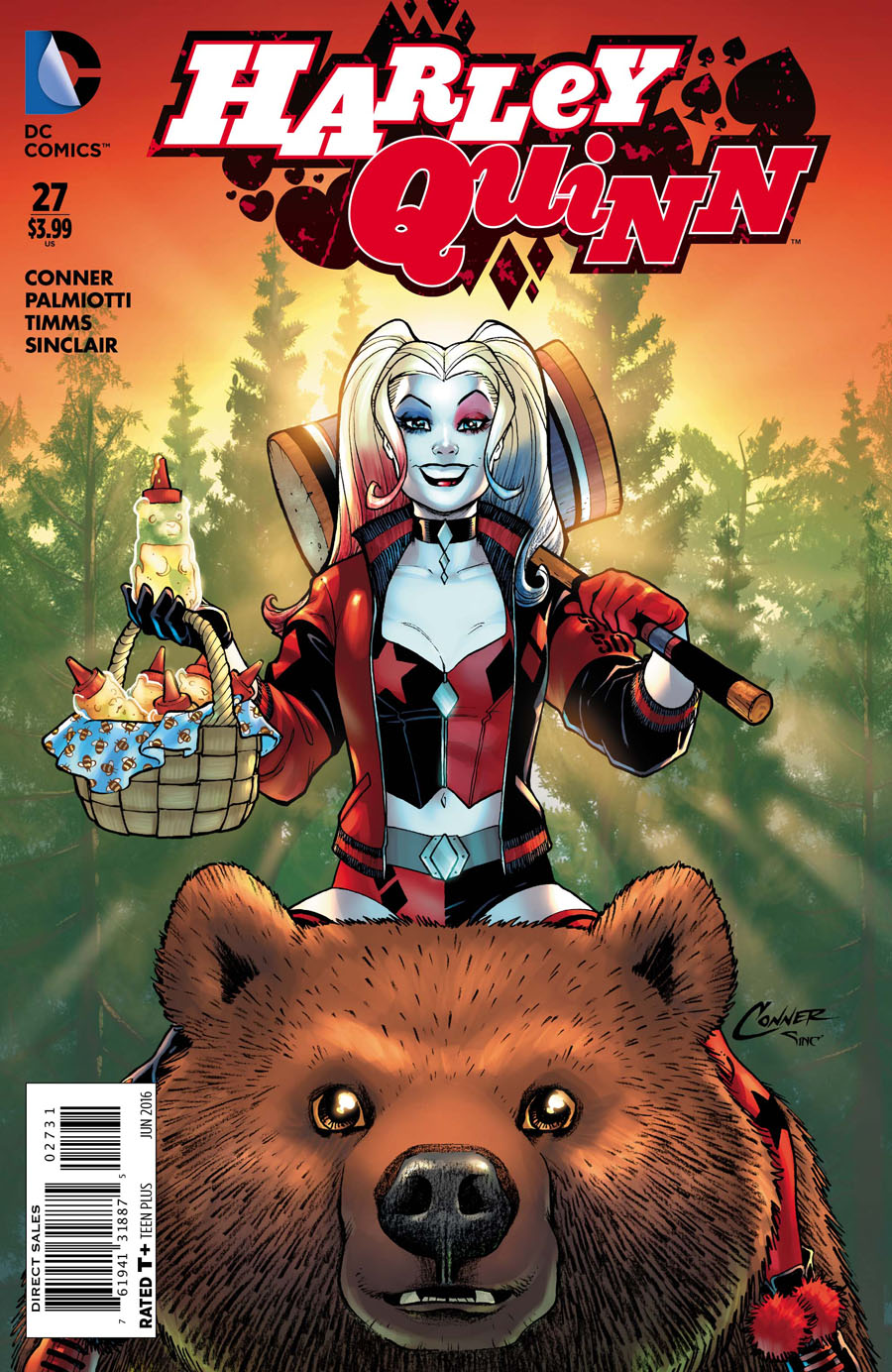 Harley Quinn Vol 2 #27 Cover C Incentive Amanda Conner Variant Cover