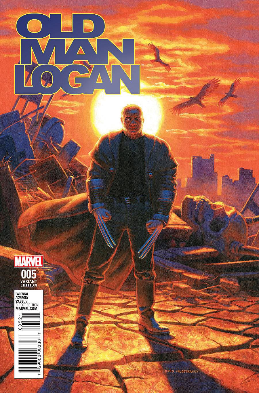 Old Man Logan Vol 2 #5 Cover C Incentive Greg Hildebrandt Classic Variant Cover