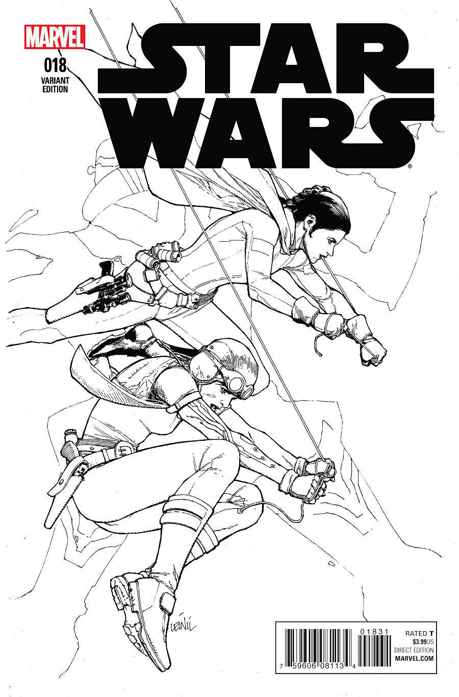 Star Wars Vol 4 #18 Cover C Incentive Leinil Francis Yu Sketch Cover