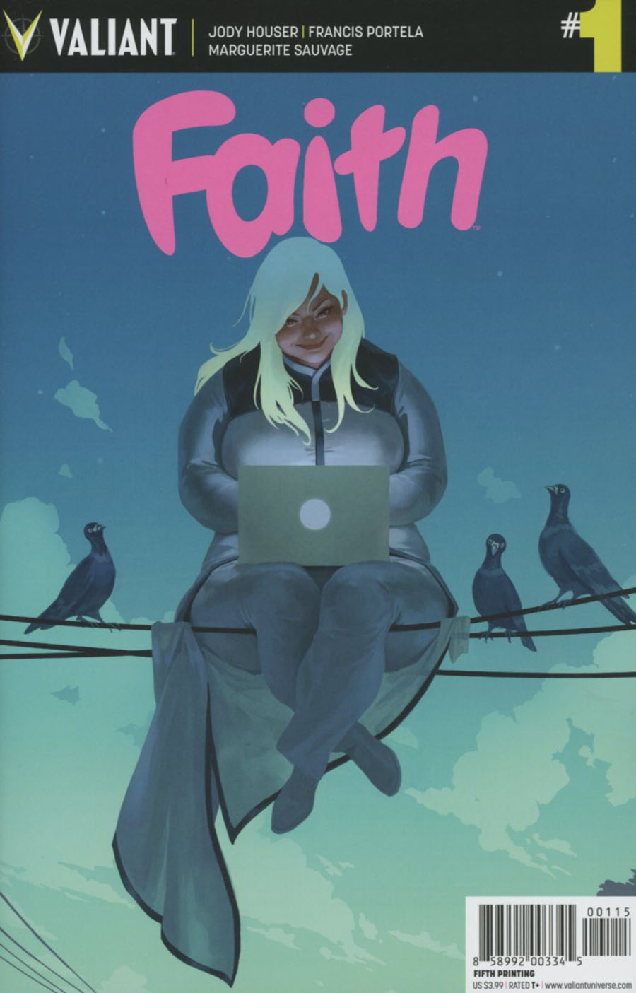 Faith (Valiant Entertainment) #1 Cover J 5th Ptg Jelena Kevic-Djurdjevic Variant Cover