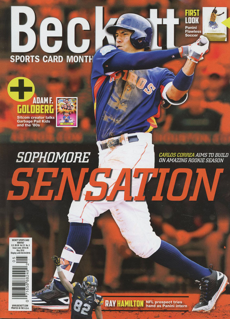 Beckett Sports Card Monthly Vol 33 #5 May 2016