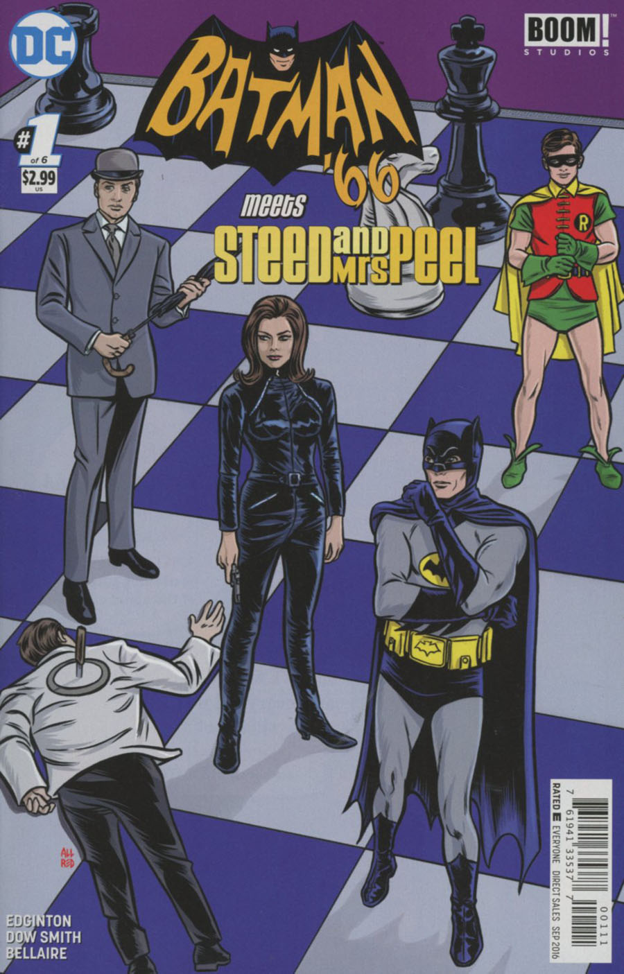Batman 66 Meets Steed And Mrs Peel #1 Cover A Regular Michael Allred Cover