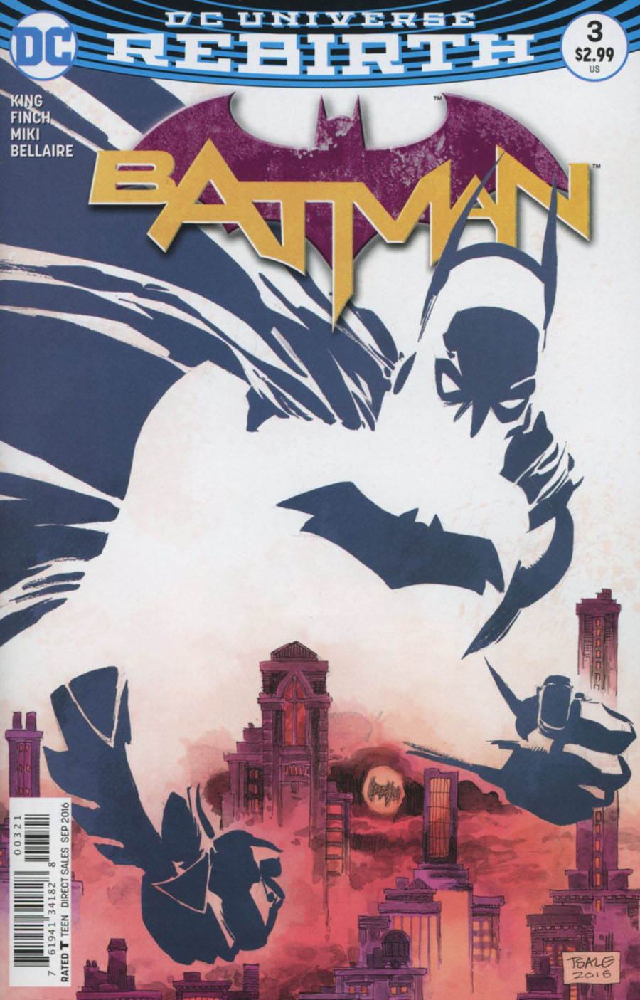 Batman Vol 3 #3 Cover B Variant Tim Sale Cover
