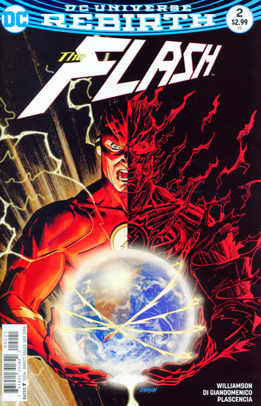 Flash Vol 5 #2 Cover B Variant Dave Johnson Cover