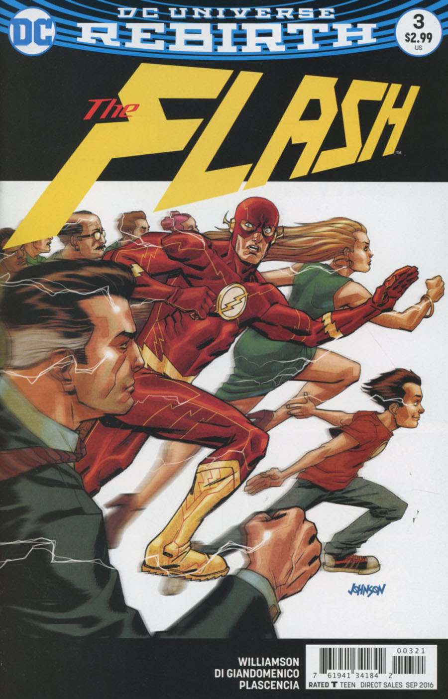 Flash Vol 5 #3 Cover B Variant Dave Johnson Cover