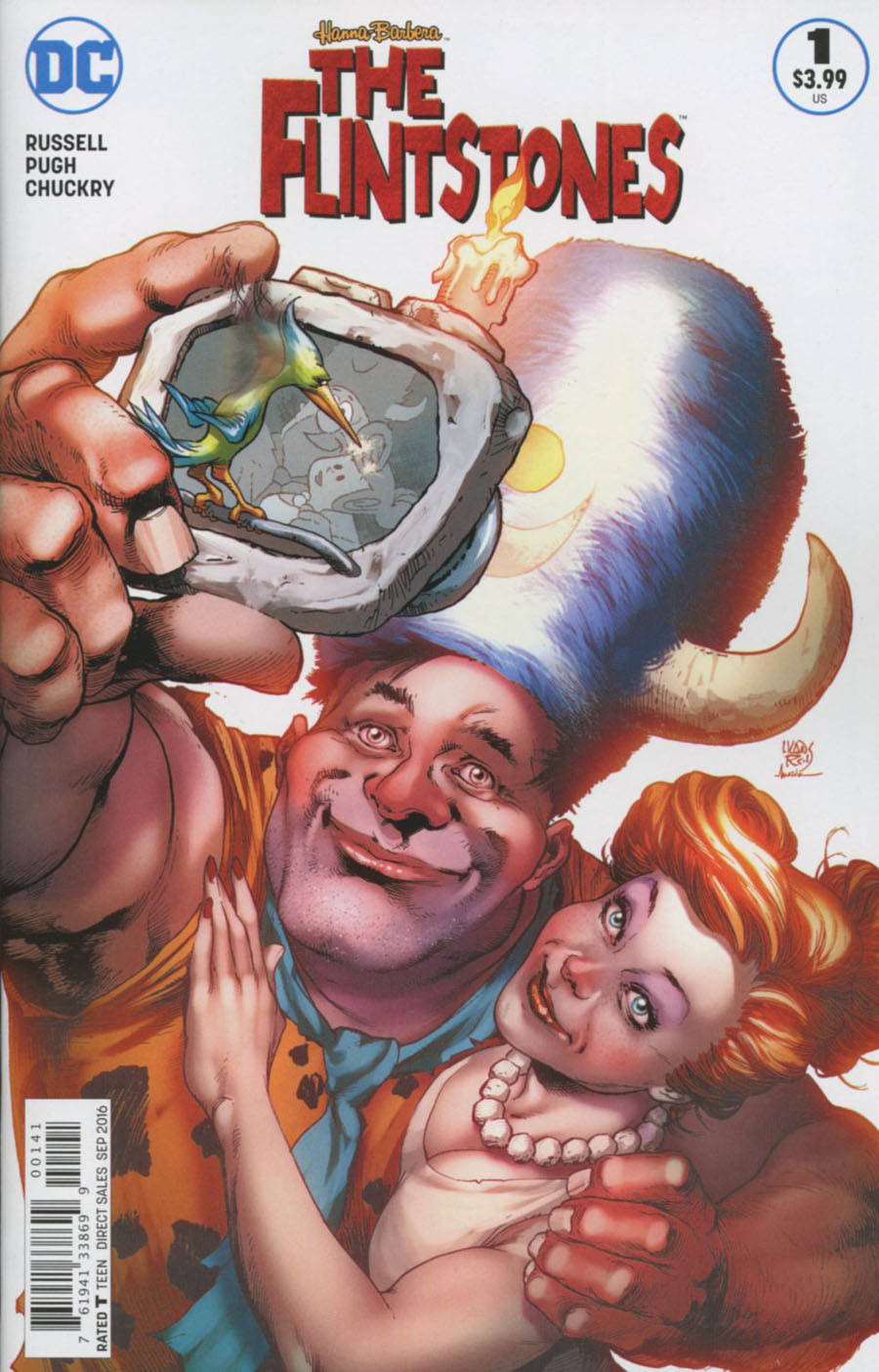 Flintstones (DC) #1 Cover B Variant Ivan Reid Fred & Wilma Cover