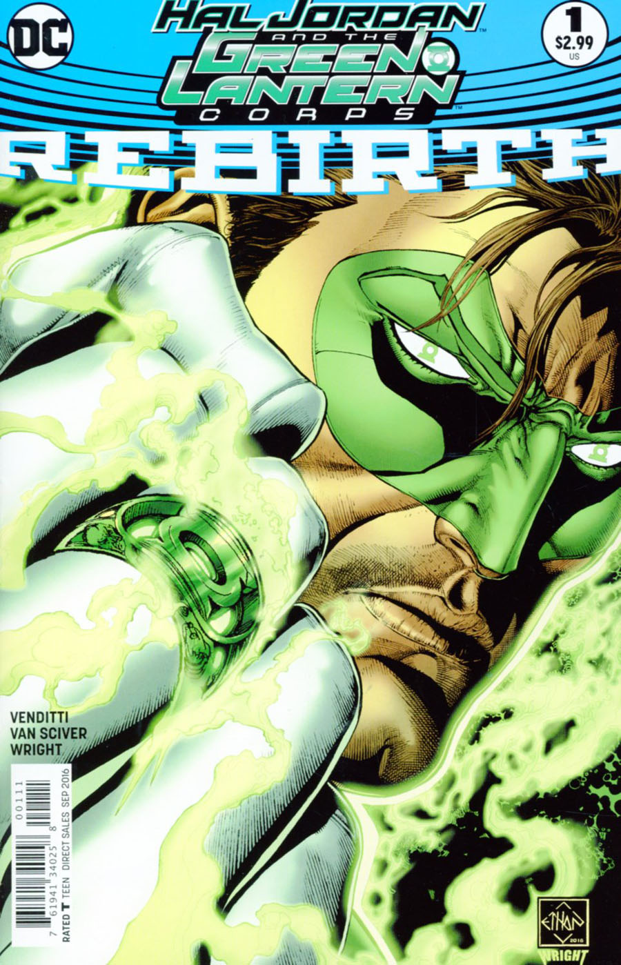 Hal Jordan And The Green Lantern Corps Rebirth #1 Cover A Regular Ethan Van Sciver Cover