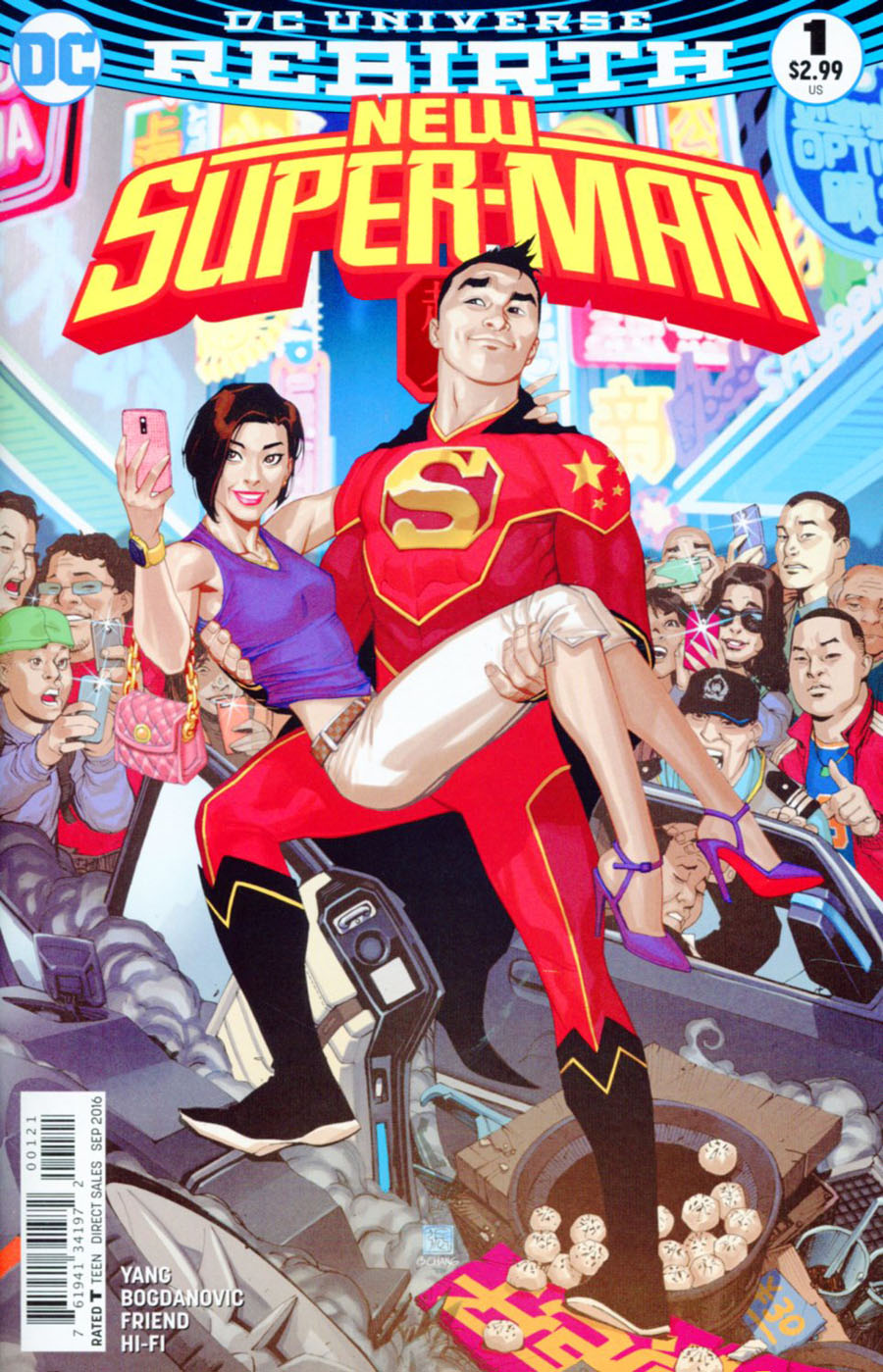 New Super-Man #1 Cover B Variant Bernard Chang Cover