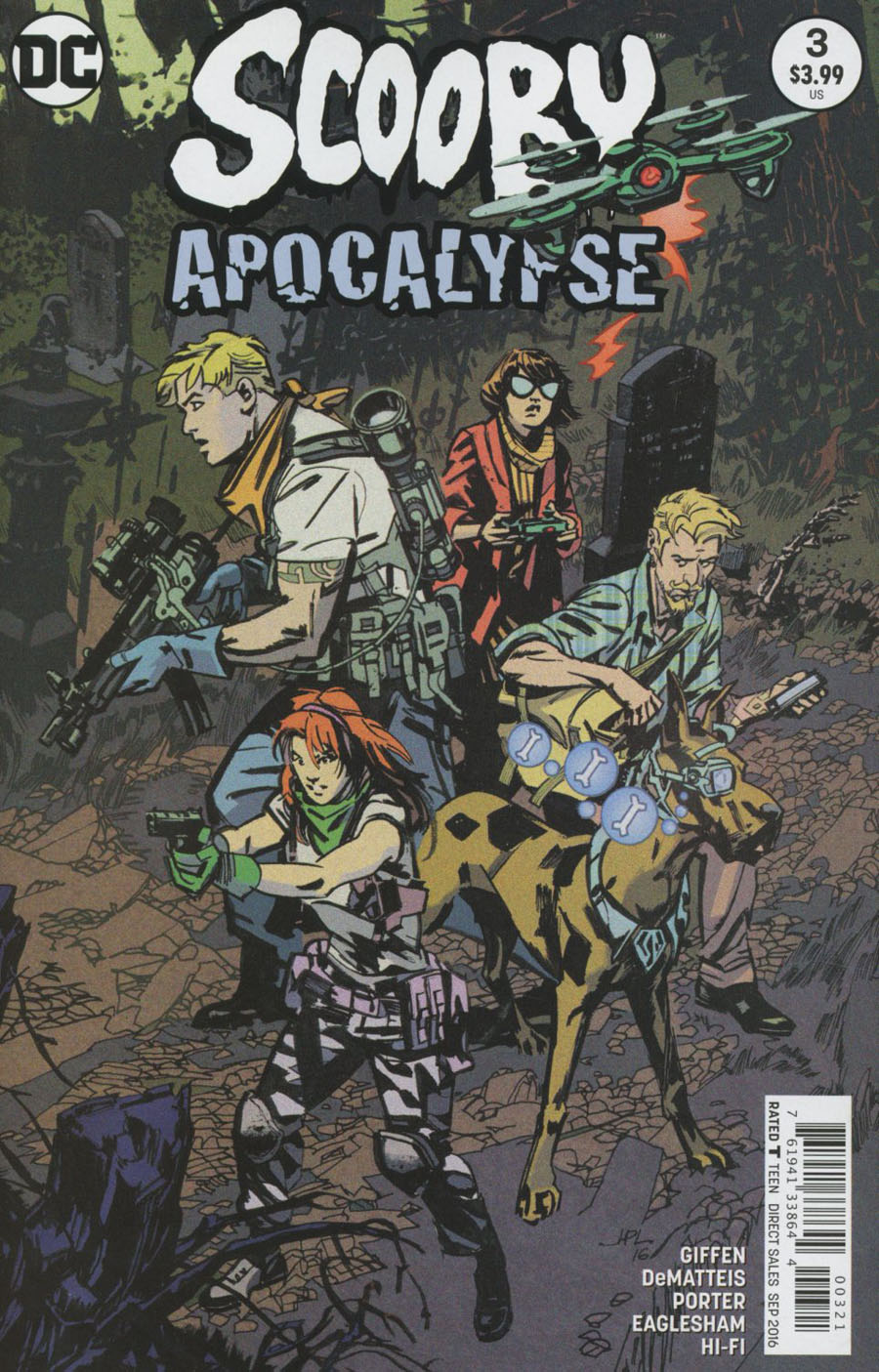 Scooby Apocalypse #3 Cover B Variant John Paul Leon Cover