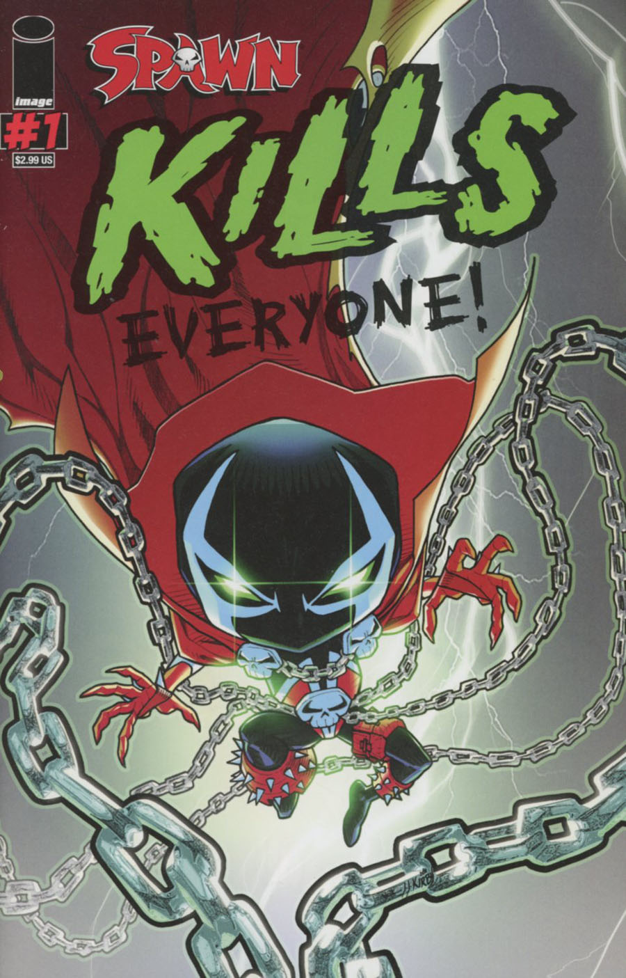 Spawn Kills Everyone One Shot Cover B JJ Kirby