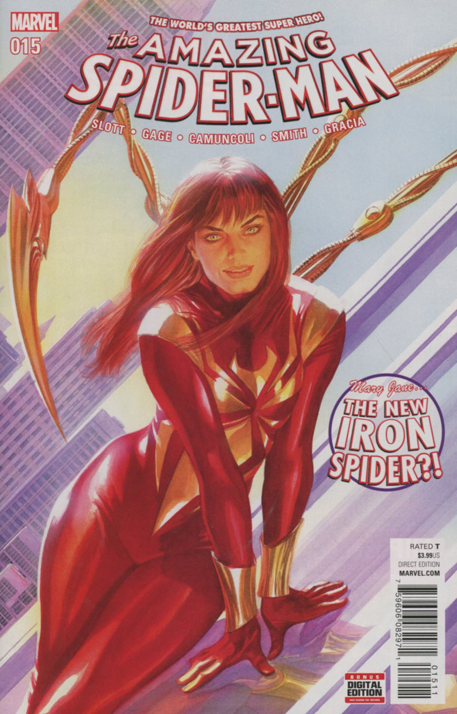 Amazing Spider-Man Vol 4 #15 Cover A 1st Ptg Regular Alex Ross Cover