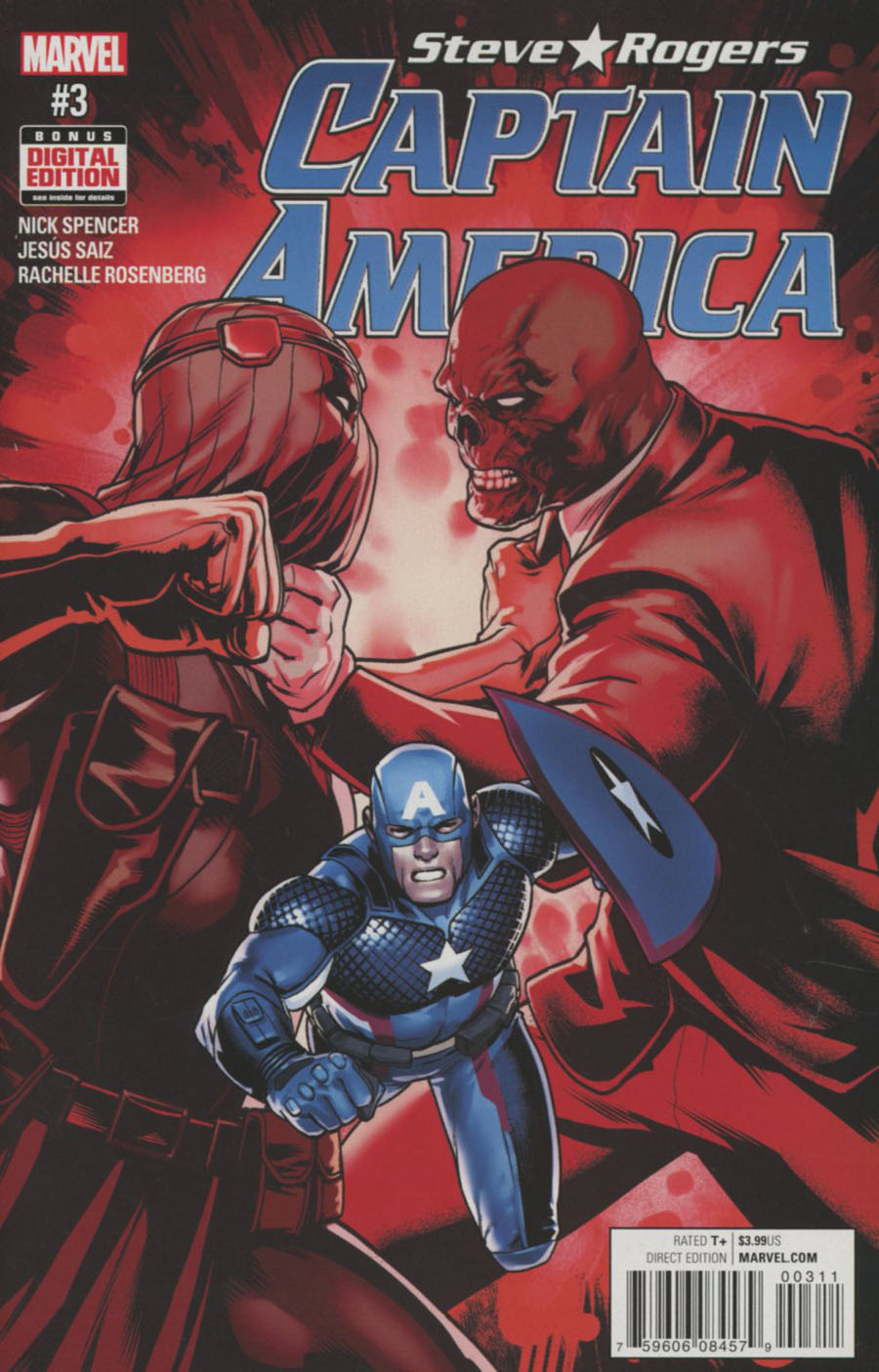 Captain America Steve Rogers #3 Cover A Regular Jesus Saiz Cover